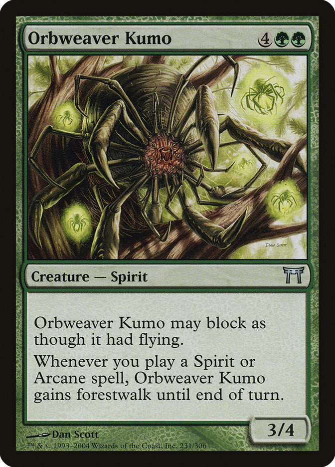 Orbweaver Kumo [Champions of Kamigawa] (CHK 231)