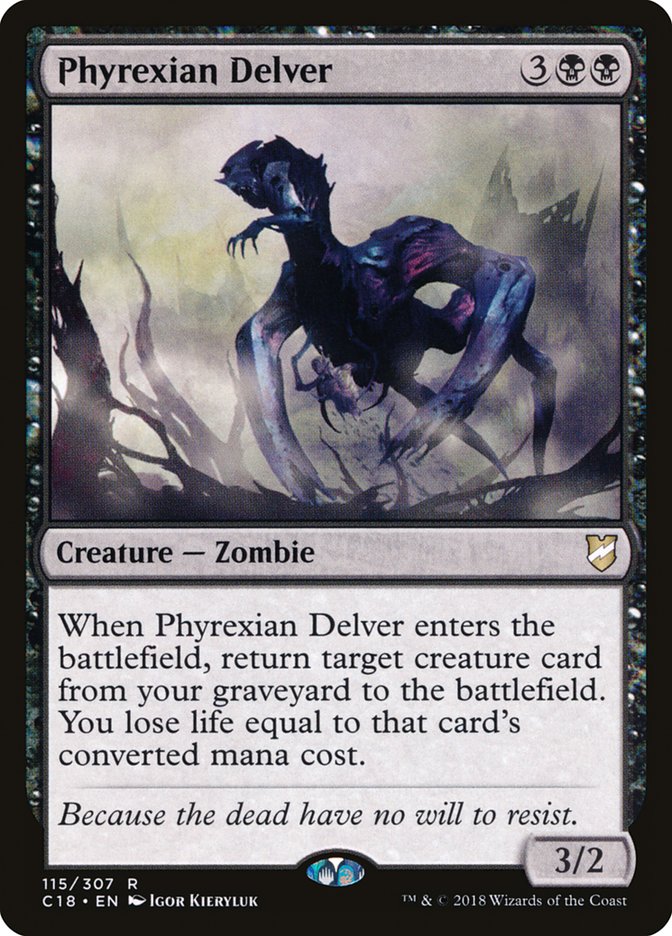 Phyrexian Delver [Commander 2018] (C18 115)