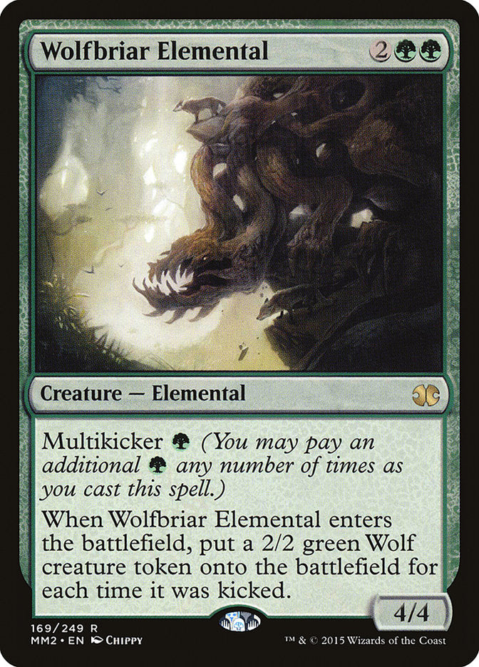Wolfbriar Elemental [Modern Masters 2015] (MM2 169)