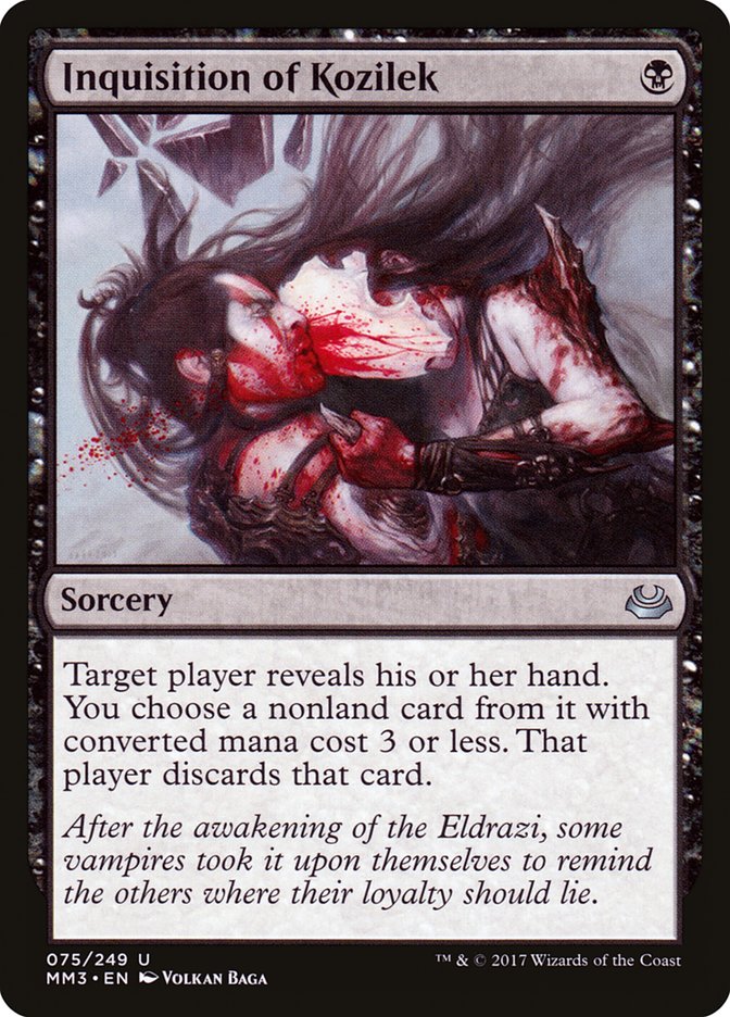 Inquisition of Kozilek [Modern Masters 2017] (MM3 75)