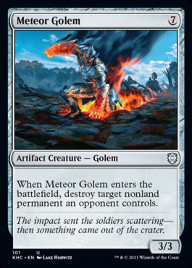 Meteor Golem [Kaldheim Commander] (KHC 101)