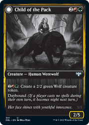 Child of the Pack // Savage Packmate [Innistrad: Double Feature] (DBL 501)