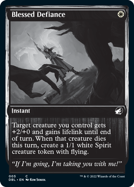 Blessed Defiance [Innistrad: Double Feature] (DBL 5)