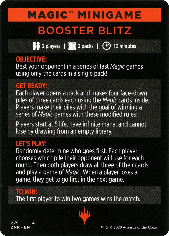 Booster Blitz (Magic Minigame) [Zendikar Rising Minigame] (MZNR 2)