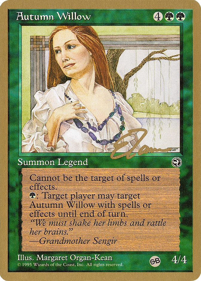 Autumn Willow (Eric Tam) (SB) [Pro Tour Collector Set] (PTC ET83SB)