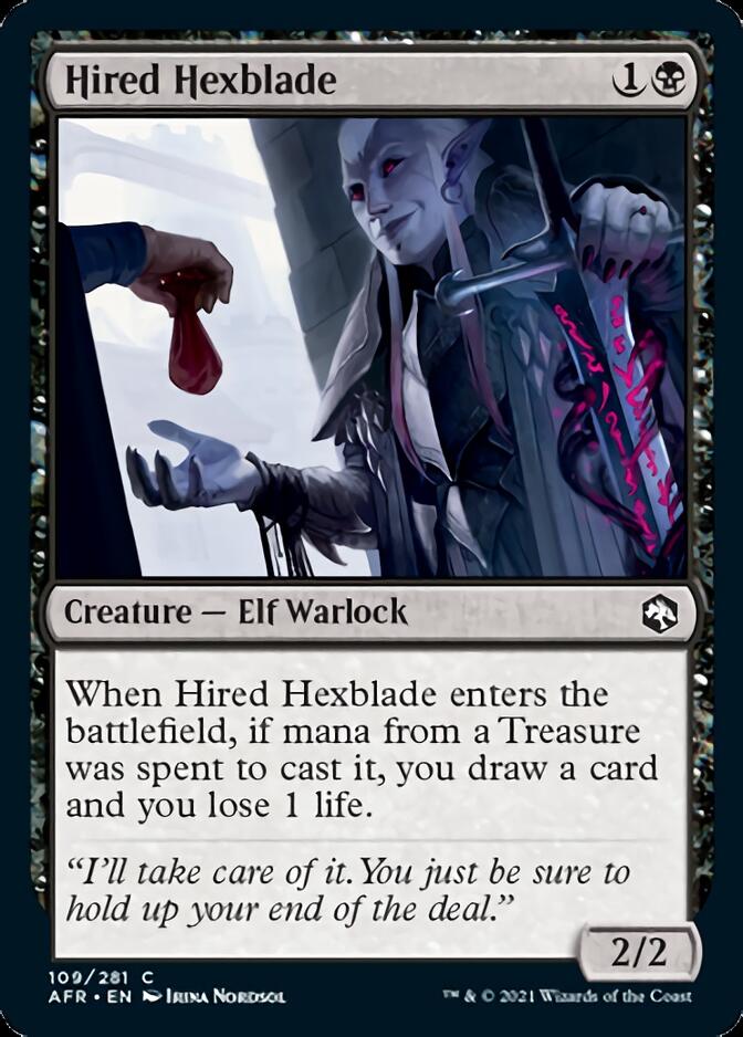 Hired Hexblade [Dungeons & Dragons: Adventures in the Forgotten Realms] (AFR 109)