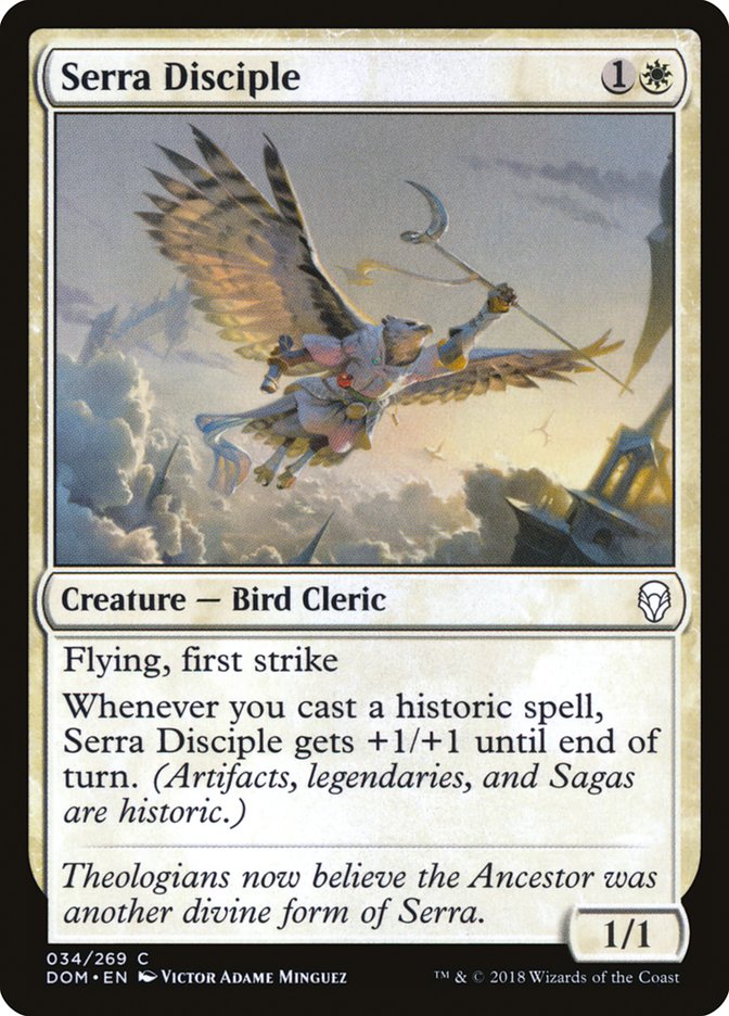 Serra Disciple [Dominaria] (DOM 34)