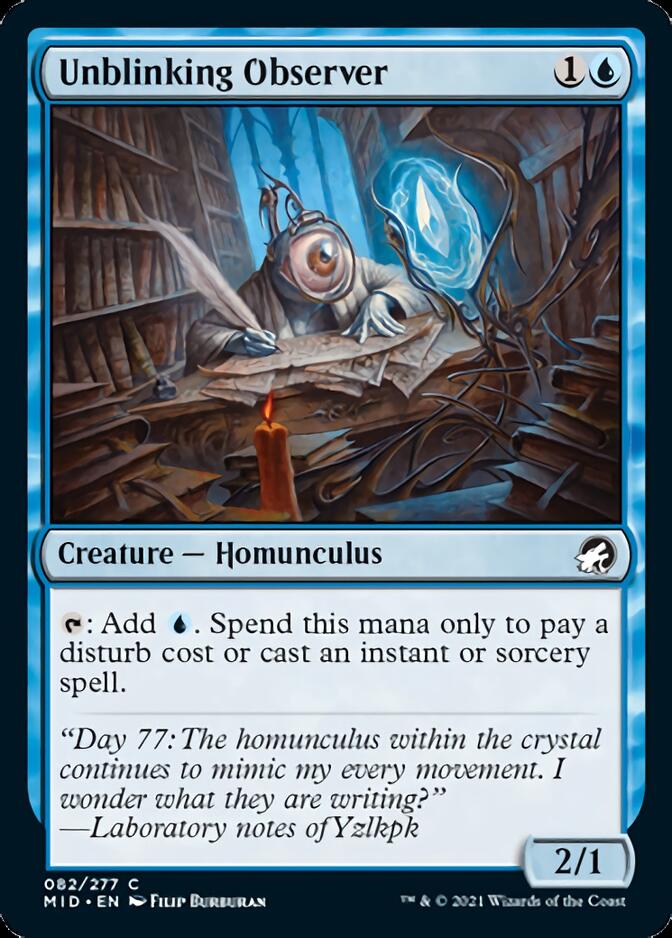 Unblinking Observer [Innistrad: Midnight Hunt] (MID 82)