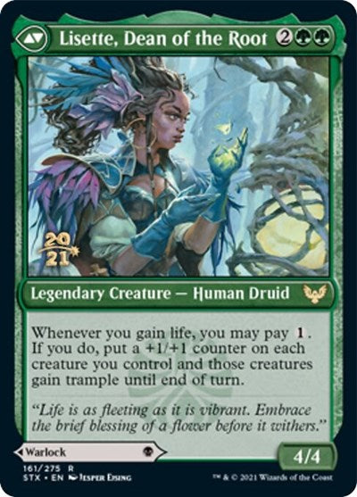 Valentin, Dean of the Vein // Lisette, Dean of the Root [Strixhaven: School of Mages Prerelease Promos] (PSTX 161)