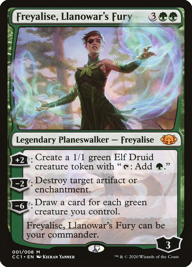 Freyalise, Llanowar's Fury [Commander Collection: Green] (CC1 1)