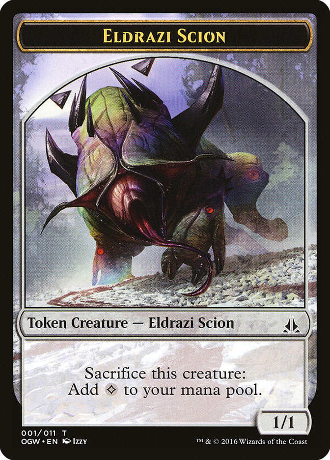 Eldrazi Scion (001/011) [Oath of the Gatewatch Tokens] (TOGW 1)