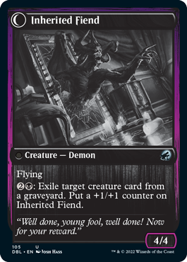 Heirloom Mirror // Inherited Fiend [Innistrad: Double Feature] (DBL 105)