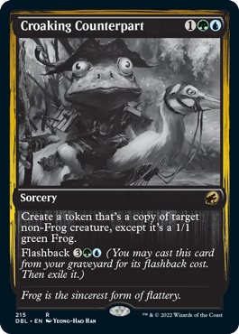 Croaking Counterpart [Innistrad: Double Feature] (DBL 215)
