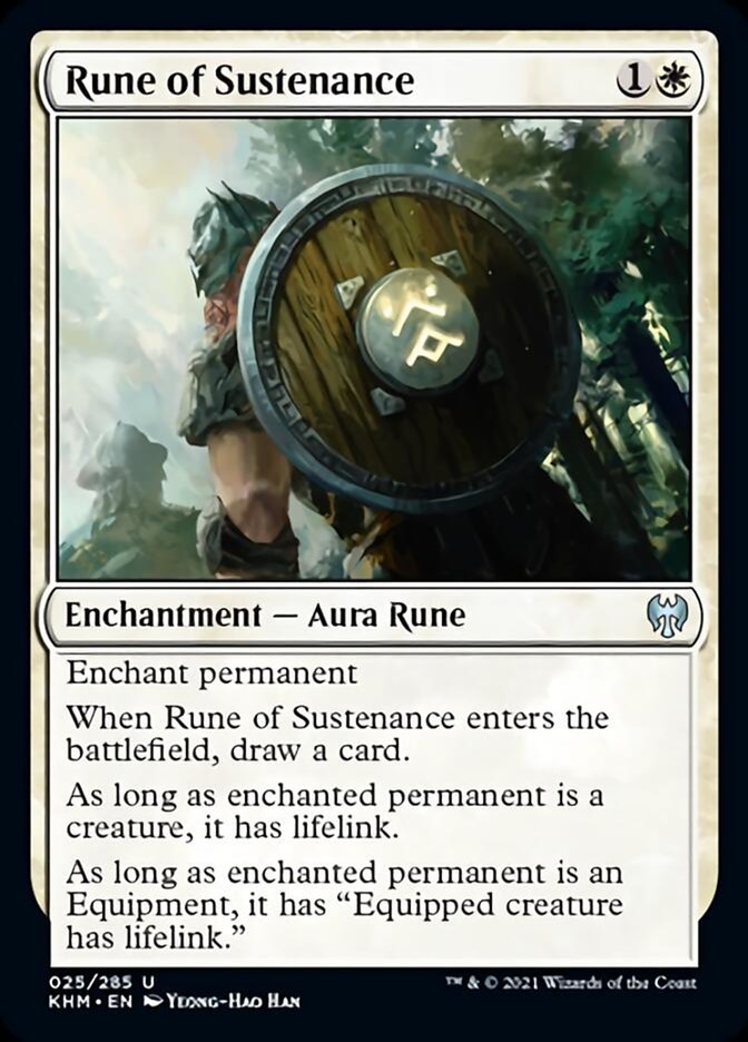 Rune of Sustenance [Kaldheim] (KHM 25)