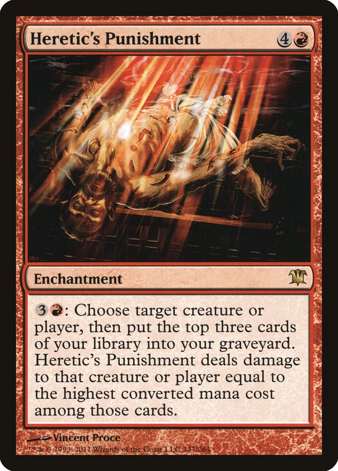 Heretic's Punishment [Innistrad] (ISD 147)