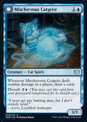 Mischievous Catgeist // Catlike Curiosity [Innistrad: Crimson Vow] (VOW 69)
