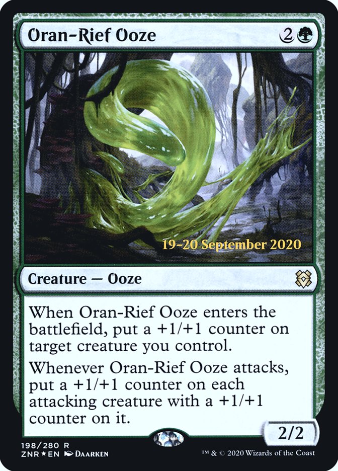 Oran-Rief Ooze  [Zendikar Rising Prerelease Promos] (PZNR 198S)