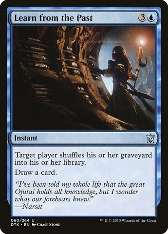 Learn from the Past [Dragons of Tarkir] (DTK 60)