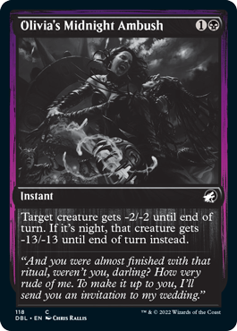 Olivia's Midnight Ambush [Innistrad: Double Feature] (DBL 118)