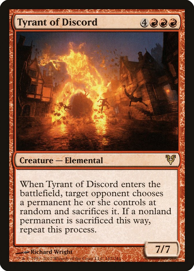 Tyrant of Discord [Avacyn Restored] (AVR 162)