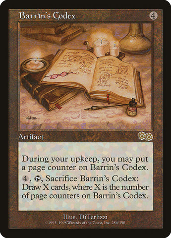 Barrin's Codex [Urza's Saga] (USG 286)