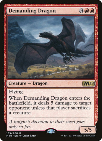 Demanding Dragon [Core Set 2019] (M19 135)