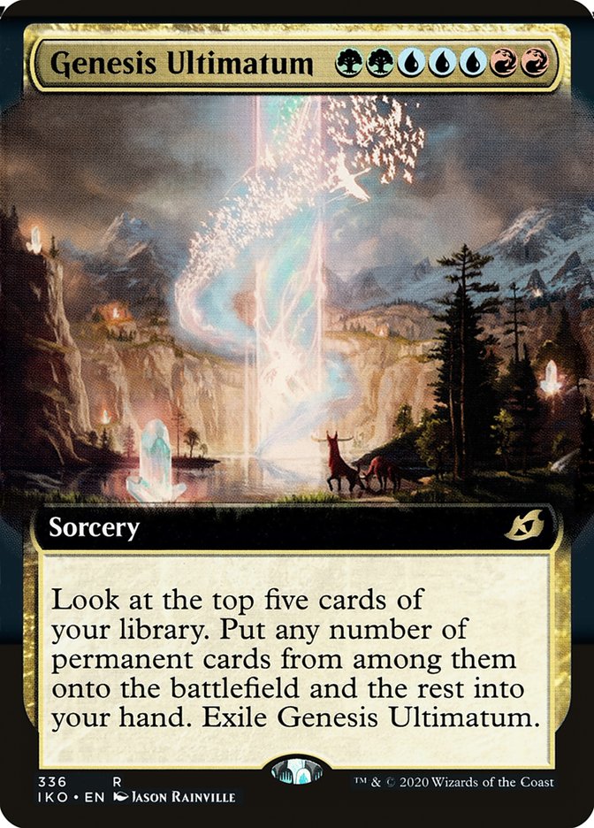 Genesis Ultimatum (Extended Art) [Ikoria: Lair of Behemoths] (IKO 336)