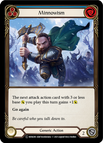 Minnowism (Blue) (Rainbow Foil) [U-MON298-RF] Unlimited Rainbow Foil