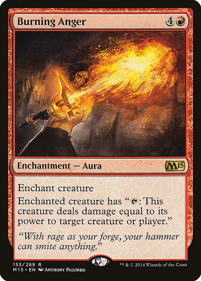 Burning Anger [Magic 2015] (M15 133)
