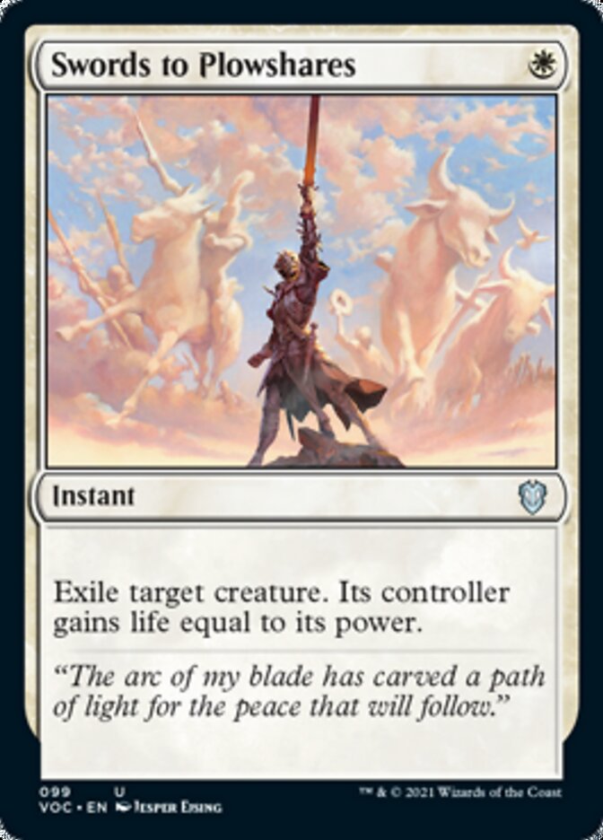 Swords to Plowshares [Innistrad: Crimson Vow Commander] (VOC 99)