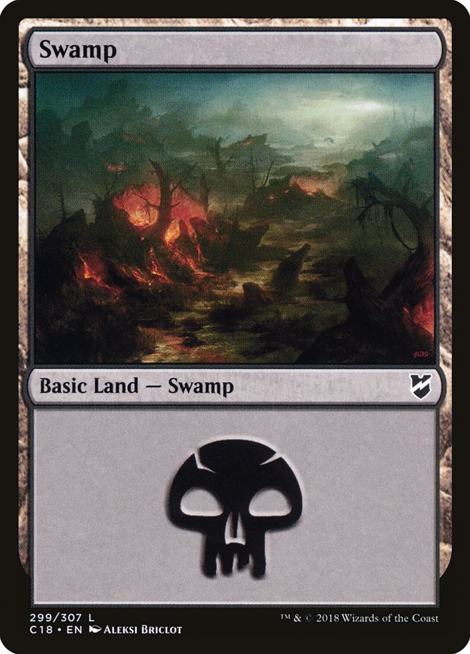 Swamp (#299) [Commander 2018] (C18 299)