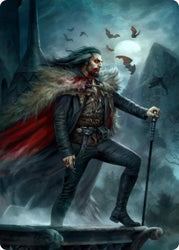 Dracula, Blood Immortal Art Card [Innistrad: Crimson Vow Art Series] (AVOW 71)