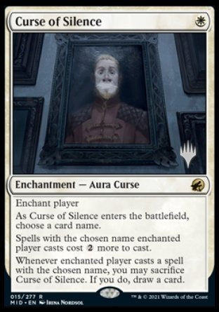 Curse of Silence (Promo Pack) [Innistrad: Midnight Hunt Promo Pack] (PMID 15)