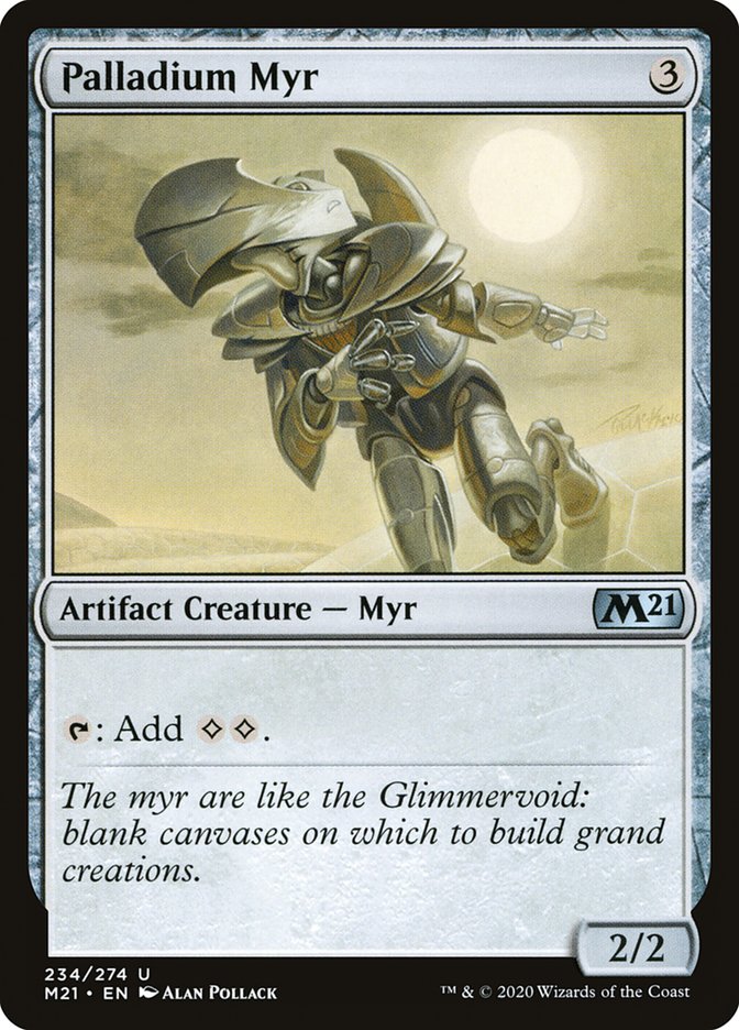 Palladium Myr [Core Set 2021] (M21 234)