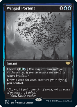 Winged Portent [Innistrad: Double Feature] (DBL 356)