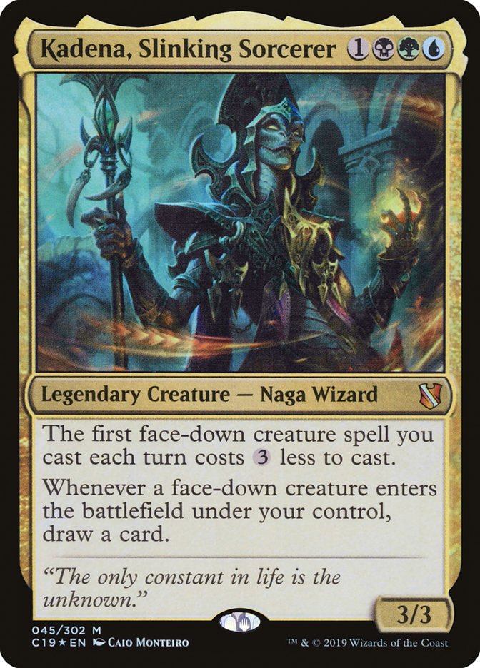 Kadena, Slinking Sorcerer [Commander 2019] (C19 45)