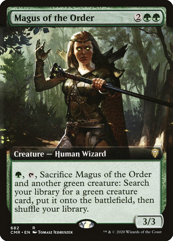 Magus of the Order (Extended Art) [Commander Legends] (CMR 682)