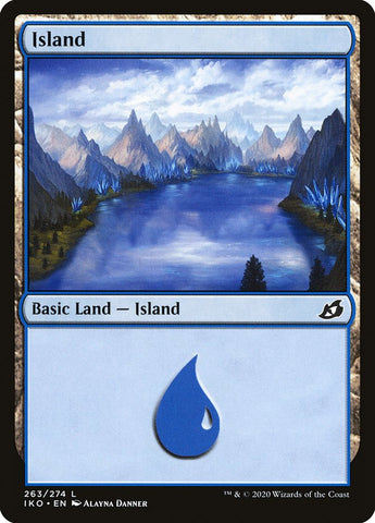 Island (#263) [Ikoria: Lair of Behemoths] (IKO 263)