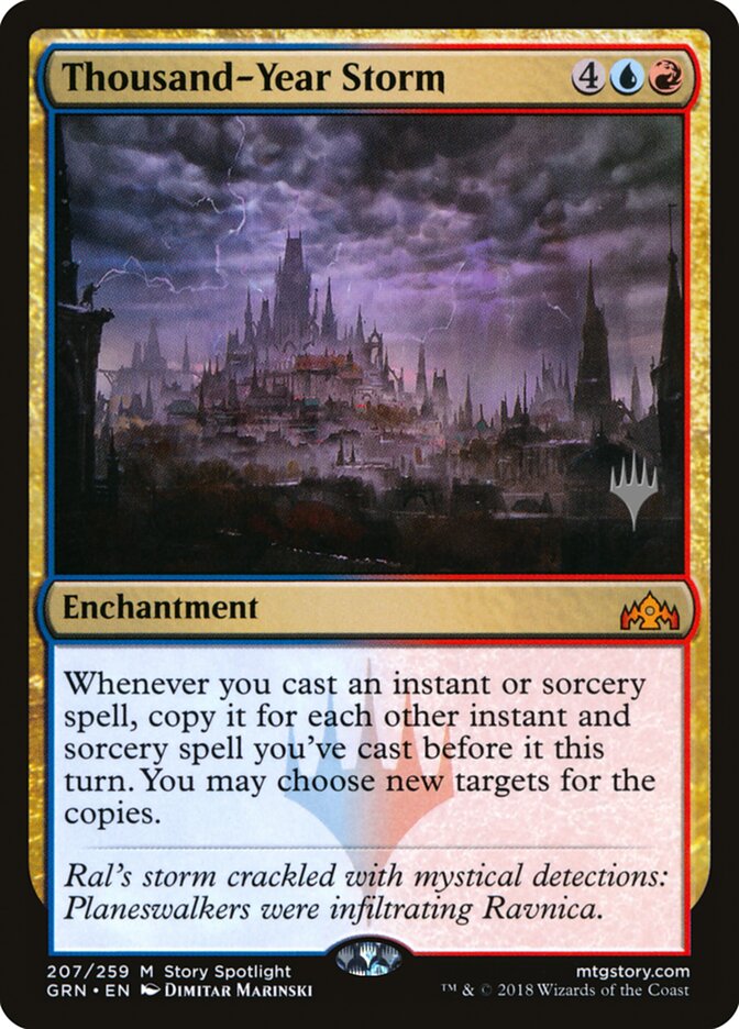 Thousand-Year Storm [Guilds of Ravnica Promos] (PGRN 207P)