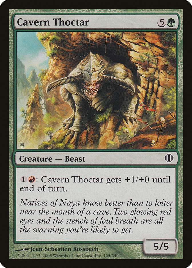 Cavern Thoctar [Shards of Alara] (ALA 125)