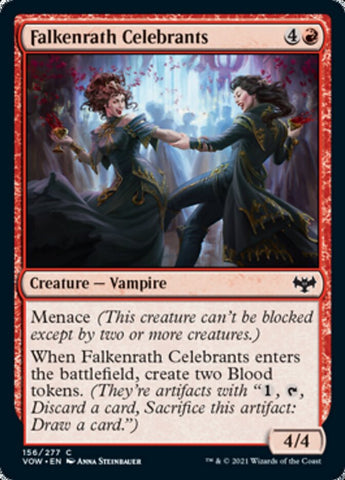 Falkenrath Celebrants [Innistrad: Crimson Vow] (VOW 156)