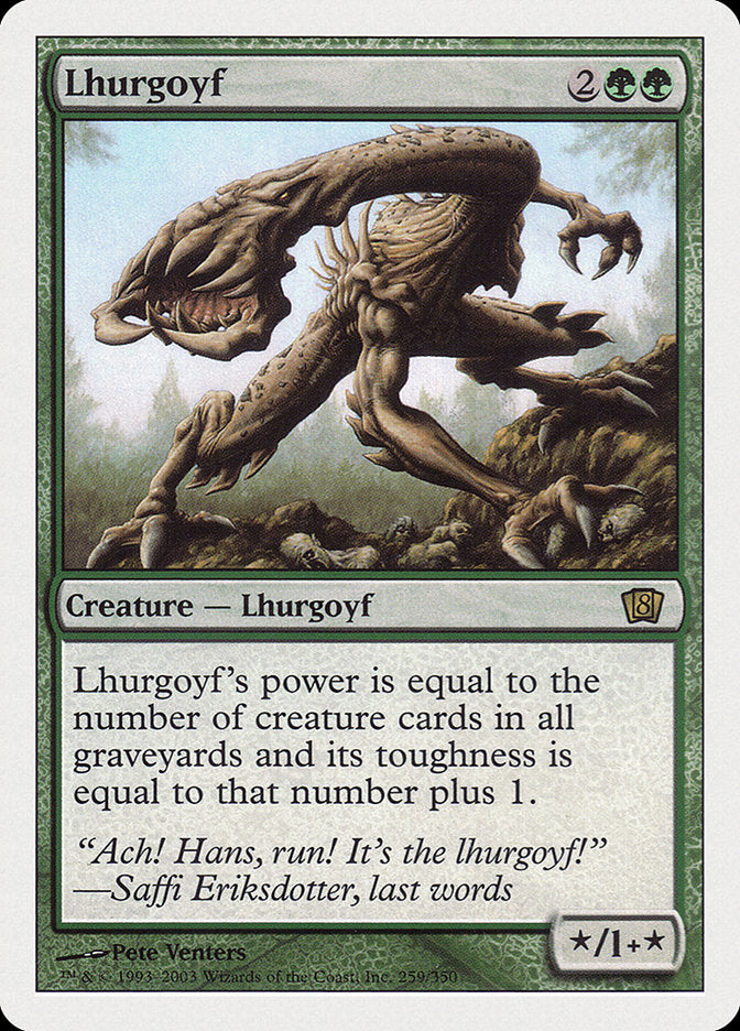 Lhurgoyf [Eighth Edition] (8ED 259)