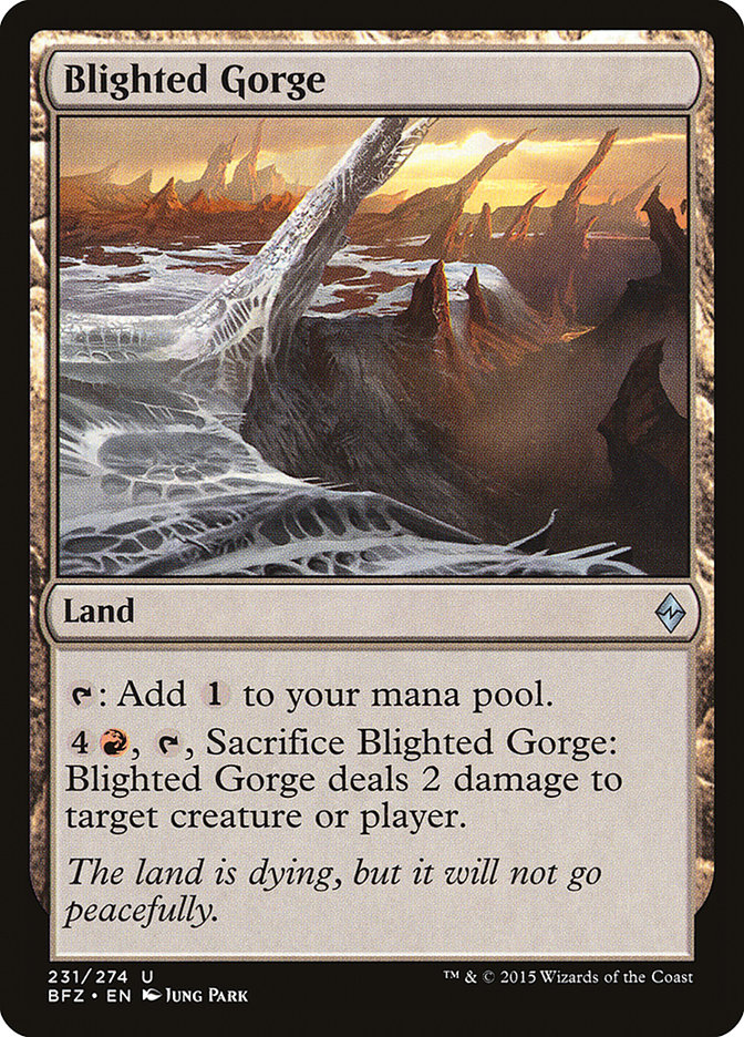 Blighted Gorge [Battle for Zendikar] (BFZ 231)