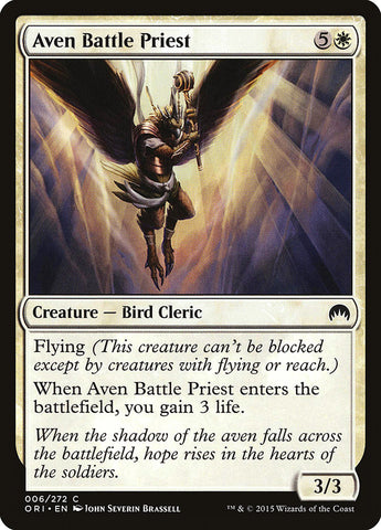 Aven Battle Priest [Magic Origins] (ORI 6)
