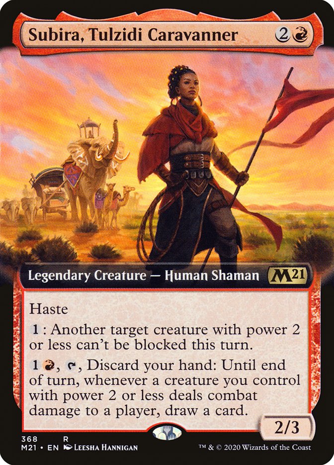 Subira, Tulzidi Caravanner (Extended Art) [Core Set 2021] (M21 368)