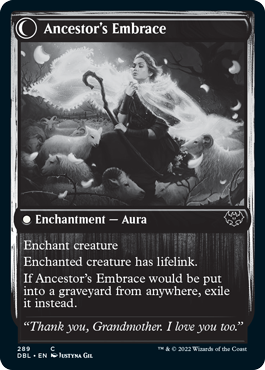 Kindly Ancestor // Ancestor's Embrace [Innistrad: Double Feature] (DBL 289)