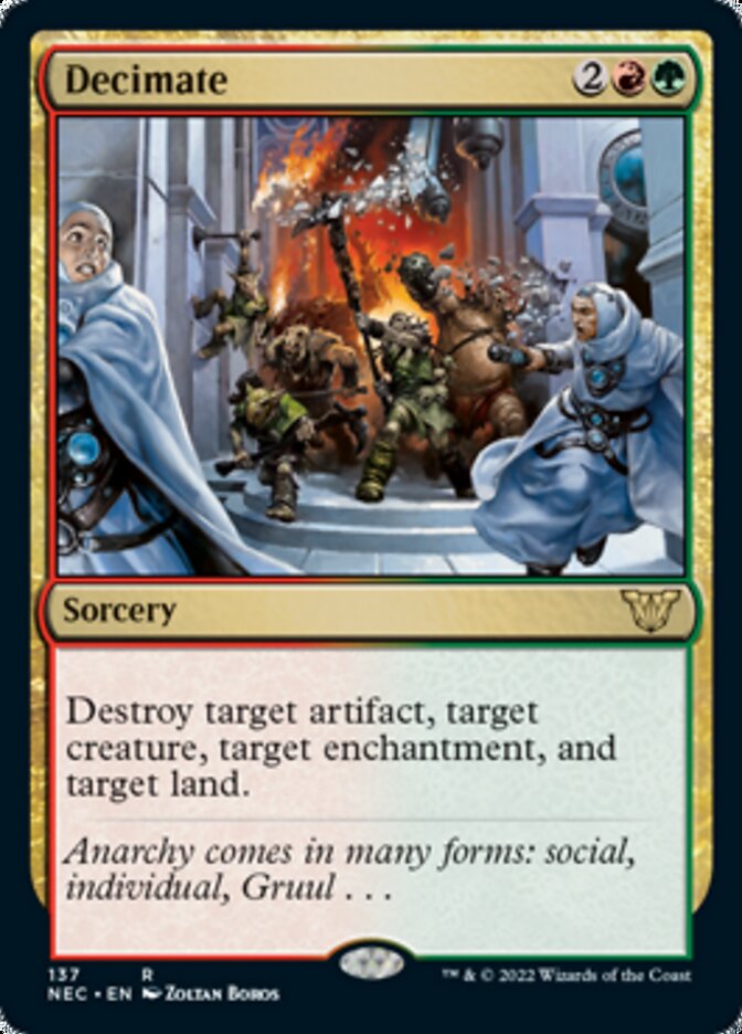 Decimate [Kamigawa: Neon Dynasty Commander] (NEC 137)