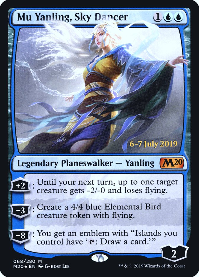 Mu Yanling, Sky Dancer  [Core Set 2020 Prerelease Promos] (PM20 68S)