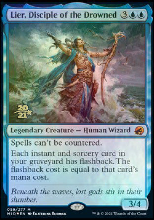 Lier, Disciple of the Drowned [Innistrad: Midnight Hunt Prerelease Promos] (PMID 59)