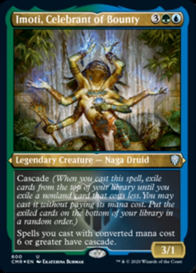 Imoti, Celebrant of Bounty [Commander Legends Etched] (PCMR 600)